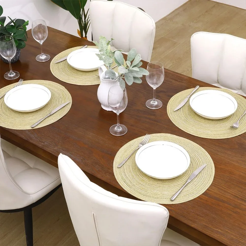 Set of 4 10/34CM Glitter Round - Conference Table Round ulasan dan harga