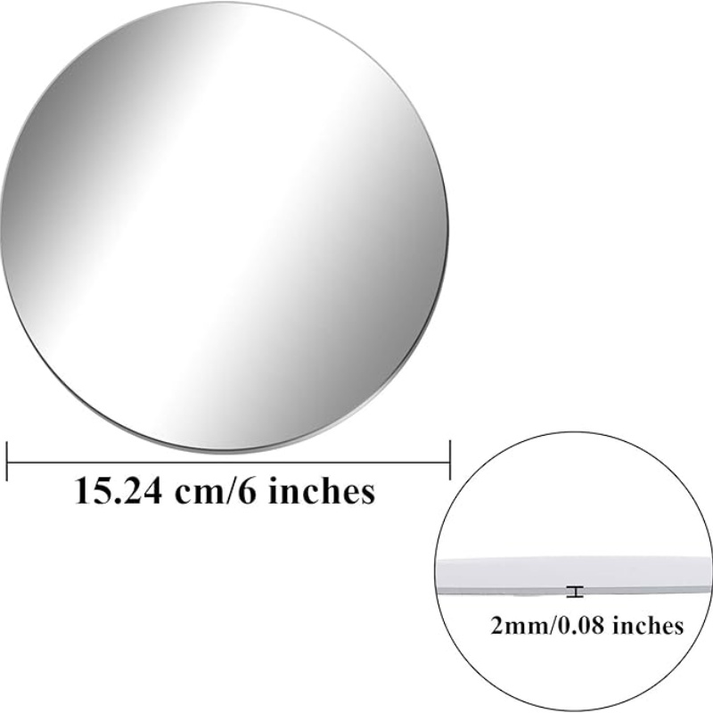 6 Pack Acrylic Round Mirrors N - Conference Table Round ulasan dan harga