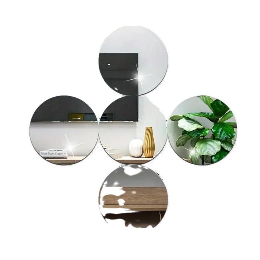 6 Pack Acrylic Round Mirrors N - Conference Table Round ulasan dan harga