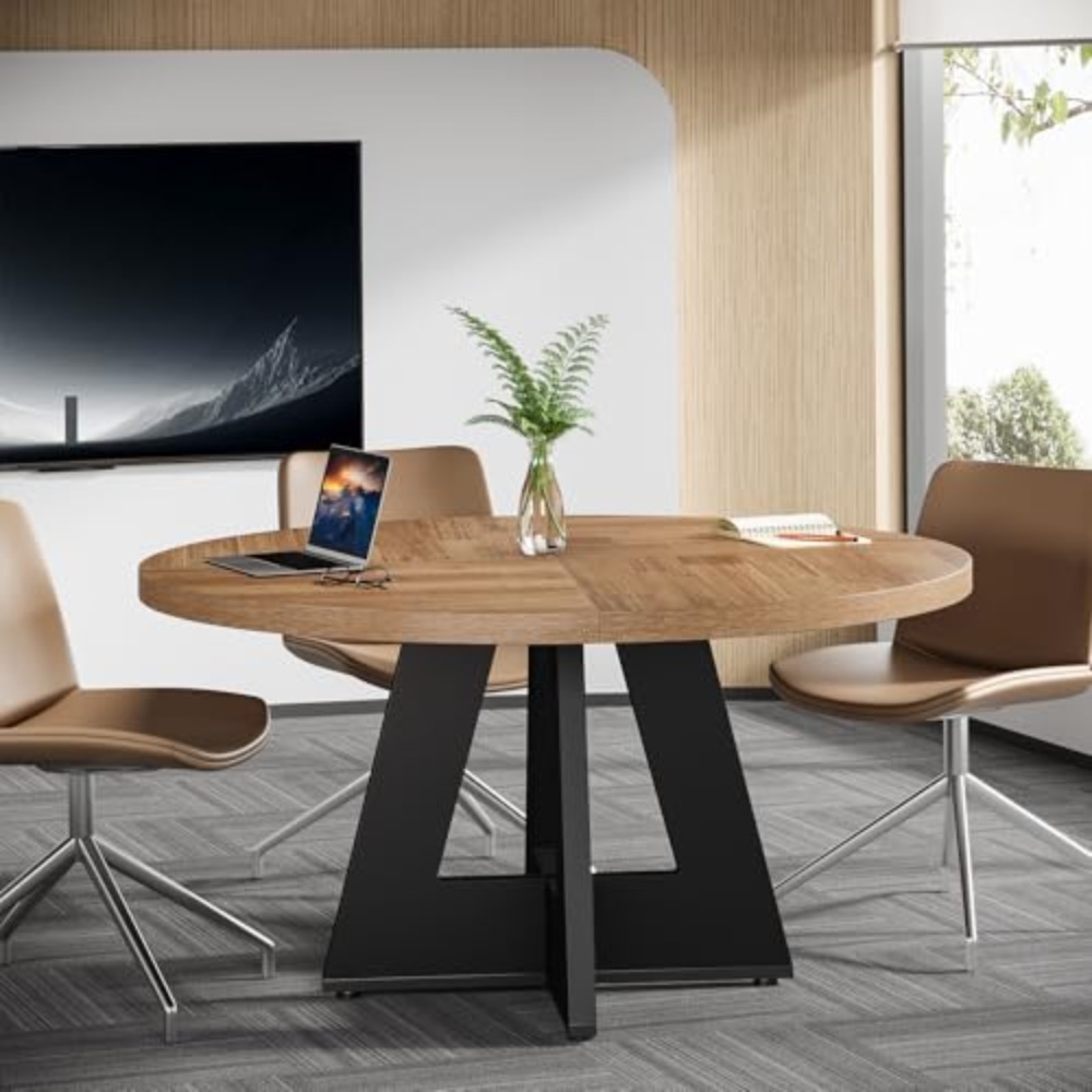 47-Inch Round Conference Table - Conference Table Round ulasan dan harga