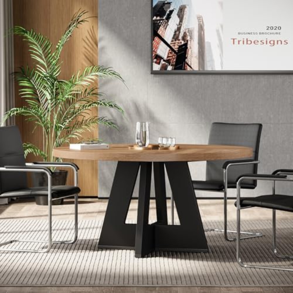 47-Inch Round Conference Table - Conference Table Round ulasan dan harga