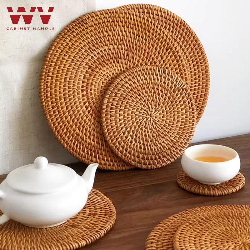 10-20cm Pot Mats Handwoven Rat - Conference Table Round ulasan dan harga