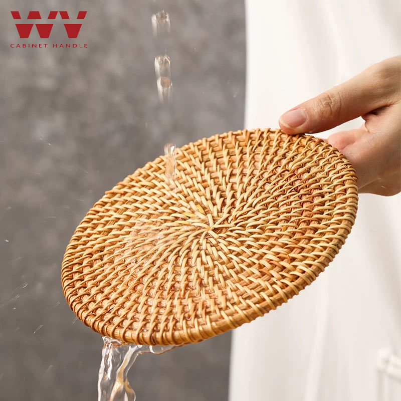 10-20cm Pot Mats Handwoven Rat - Conference Table Round ulasan dan harga